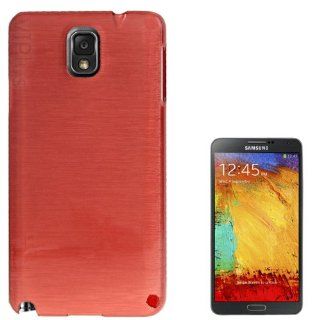 Generic Brushed Texture Smooth Surface Plastic Hard Case Cover for Samsung Galaxy Note 3 / N9000 Red: Cell Phones & Accessories