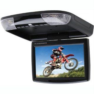 SSL SB9FI Overhead 9 Inch Widescreen TFT Monitor with Built in Infrared Transmitter (Black) : Vehicle Overhead Video : Car Electronics