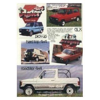 1984 DACIA DUSTER & SHIFTER (ROMANIA) COLOR SALES BROCHURE   UNITED KINGDOM !! ENGLISH !!: Everything Else