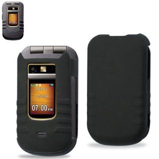 Reiko Premium Durable Rubberized Protective Case for Motorola Brute   Retail Packaging   Black: Cell Phones & Accessories