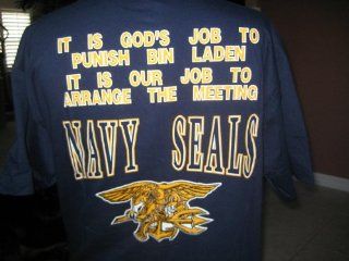 U S Navy SEAL Bin Laden T shirt 100% Authentic Size XL Sports & Outdoors