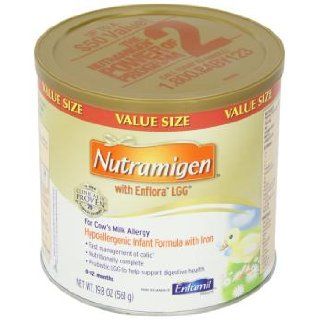 Nutramigen with Enflora LGG for Cows Milk Allergy Powder Can, for Babies 0 12 Months, 19.8 Ounce: Health & Personal Care