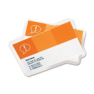 GBC HeatSeal LongLife Laminating Pouches, Business Card Size, 2.188 x 3.688  Inches, 10 mm Thickness, Clear, 100 Pouches per Pack (3740412) : Laminating Machines : Office Products
