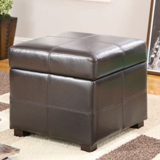 Urban Seating Leatherette Cube Ottoman
