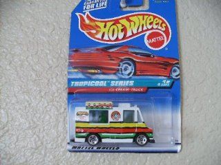 Hot Wheels Ice Cream Truck #693 1998 Tropicool Series Red Card with White Logo and Fruit Tampo: Toys & Games