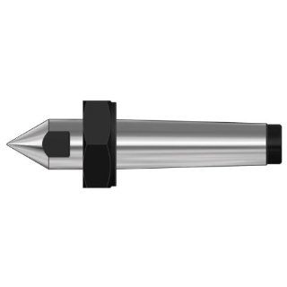 Rhm 5357 Type 671 Tool Steel Full Point Dead Center with Draw Off Nut, Morse Taper 4, M36x1.5, 31.6mm Point Diameter, 175mm Length: Live Centers: Industrial & Scientific