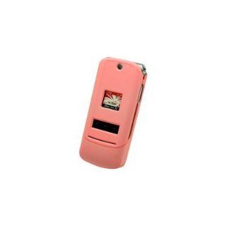 Motorola KRZR K1M Baby Pink Cellet Rubberized Proguard Snap On Cover Case (With Belt Clip): Cell Phones & Accessories