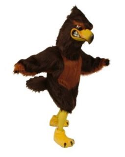 Majestic Hawk Mascot Costume: Clothing