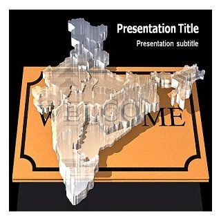 Physical Features of India Powerpoint Template   Physical Features of India Powerpoint (PPT) Template Software