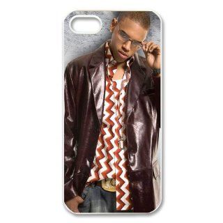 Custom Chris Brown Personalized Cover Case for iPhone 5 5S LS 696 Cell Phones & Accessories