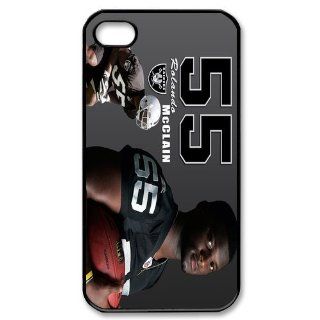 mcclain wp Oakland Raiders Snap on Hard Case Cover Skin compatible with Apple iPhone 4 4S 4G: Cell Phones & Accessories