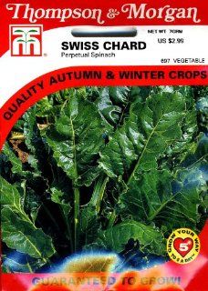 Thompson & Morgan 697 Swiss Chard Perpetual Spinach Seed Packet : Lawn And Garden Hand Tools : Patio, Lawn & Garden