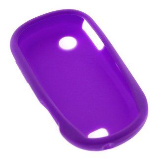 GTMax Purple Soft Rubber Silicone Skin Cover Case for AT&T Samsung Sunburst SGH A697 GSM Cell Phone Cell Phones & Accessories