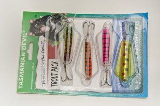 Tasmanian Devil Trout Fishing Lure Kit (Pack of 4), 1/2 Ounce : Sports & Outdoors