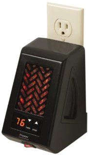 iHeater IH 50 B Micro Plug In Infrared Heater, Heats Up to 250 Square Feet, Black: Home & Kitchen