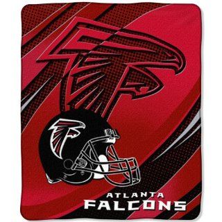 NFL Atlanta Falcons 50 Inch by 60 Inch Micro Raschel Plush Throw "Imprint" Design : Sports Fan Throw Blankets : Sports & Outdoors