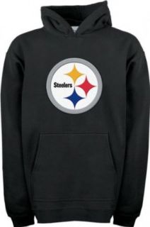 Pittsburgh Steelers Youth Touchdown Hooded Sweatshirt   X Large (20) : Athletic Sweatshirts : Clothing