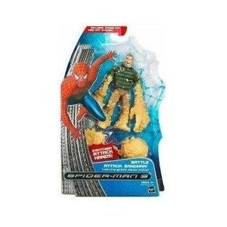 Battle Attack Sandman Figure   Marvel Spider Man 3 Movie Series 1: Toys & Games