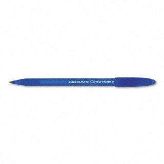 Paper Mate Products   Paper Mate   ComfortMate Ballpoint Stick Pen, Blue Ink, Medium, Dozen   Sold As 1 Dozen   Rubberized barrel.   Super smooth ink system.   No smear, quick drying ink.: Everything Else