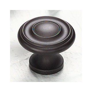 Schaub and Company 703 10B Oil Rubbed Bronze Traditional Designs Solid Traditional Design Mushroom Cabinet Knob With 1 1/4" Diameter   Cabinet And Furniture Knobs  