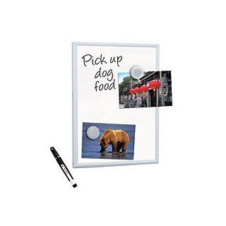 Foray(Tm) Magnetic Dry Erase Boards With Aluminum Frame, 8 1/2In. X 11In., White Board, Silver Frame : Office Products