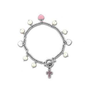 Sterling Essentials Sterling Silver Cubic Zirconia Cross/