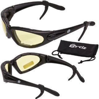 Birdz QUAIL   Advanced System Foam Padded Motorcycle Sunglasses  FREE Rubber Ear Locks and Microfiber Storage Pouch: Automotive
