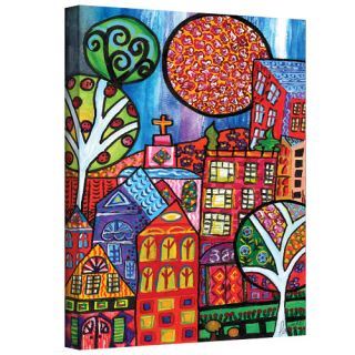 Downtown Painting by Debra Purcell Painting Print on Canvas