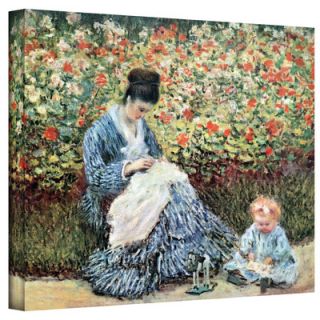 Art Wall Mother and Child by Claude Monet Painting Print on Canvas