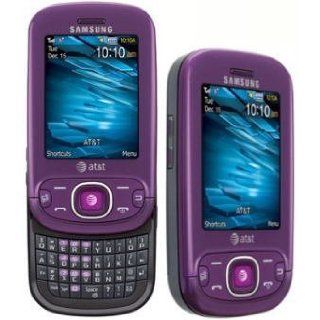 Samsung Strive A687 Unlocked GSM Slider Phone , Full QWERTY Keyboard, 2MP Camera, A GPS, Bluetooth and microSD Slot   Purple Cell Phones & Accessories