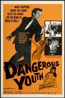 Dangerous Youth 1958 Original Movie Poster Comedy Crime Musical: Carole Lesley, Frankie Vaughan, George Baker: Entertainment Collectibles