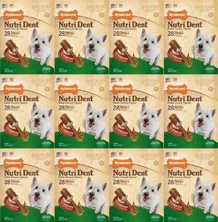 Nylabone Nutri Dent Filet Mignon 336ct Small (12x28ct) : Pet Snack Treats : Pet Supplies