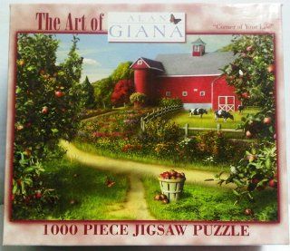 The Art of Alan Giana 1000 Piece Jigsaw Puzzle  "Corner of Your Life": Everything Else