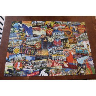 Ravensburger Road Trip USA   1000 Piece Puzzle: Toys & Games