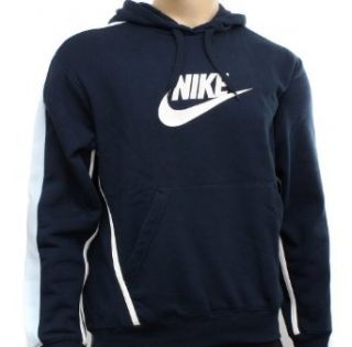 Nike Mens Navy/Blue Hooded Sweatshirt Hoody, Size XL (UK 45/47): Sports & Outdoors