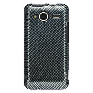 Carbon Fiber Design 2pcs Phone Protector Hard Cover Case for HTC EVO Shift 4g: Cell Phones & Accessories