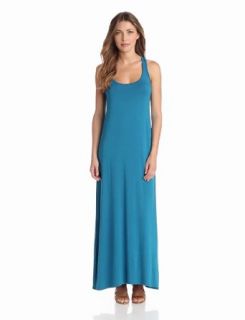 Michael Stars Women's Stella Scoop Neck Maxi Dress, Peacock, X Small at  Womens Clothing store: