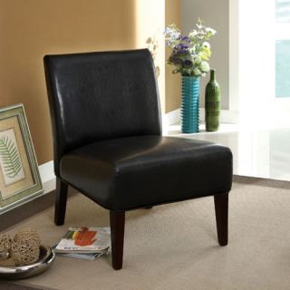Dean Leatherette Slipper Chair