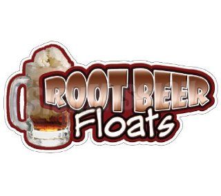 ROOT BEER FLOATS Concession Decal stand trailer cart: Patio, Lawn & Garden