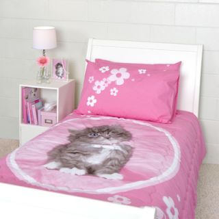 Rachael Hale So Sweet Kitten Twin Quilted Comforter Set