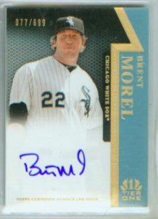 Brent Morel Autograph 2011 Topps Tier One Baseball On The Rise Card #OR BM & #/699 Signed / Chicago White Sox at 's Sports Collectibles Store