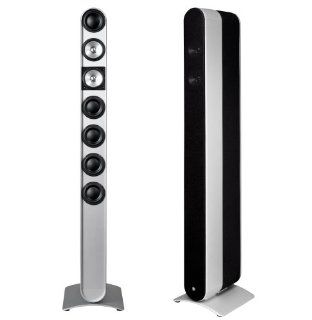KEF Fivetwo Series MODEL11SL Floor Standing Home Theater Speakers (Matte Silver) Pair: Electronics