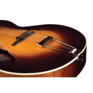 The Loar LH 700 VS Deluxe Hand Carved Archtop Guitar: Musical Instruments