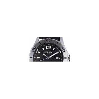 Haurex Italy Men's 3A500UNN Factor Stainless Steel Rotating Bezel Luminous Date Watch: Watches