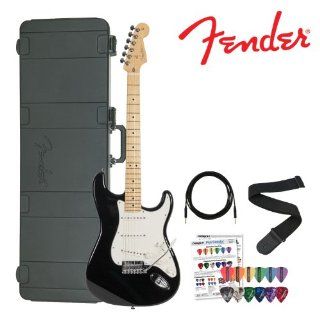 Fender American Standard Stratocaster Electric Guitar Kit   Includes: Hard Case, Strap, Cable & 12 Pick Sampler: Musical Instruments