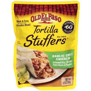 Old El Paso Tortilla Stuffers, Garlic Chili Chicken, 9.5 Ounce (Pack of 4) : Grocery & Gourmet Food