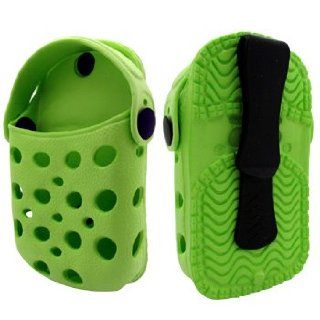 Green Universal Shoes Pouch Case w/ Neck Strap for iPhone 4S / 4 / 3G / 3Gs, iPod Touch 5 / 4 / 3rd / 2nd Gen: Cell Phones & Accessories