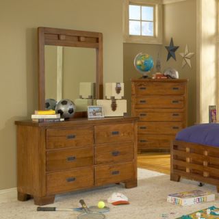 American Woodcrafters Heartland Kids Double 6 Drawer Dresser