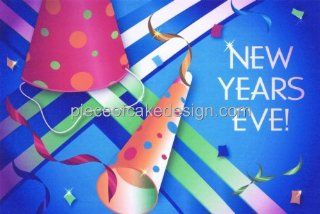Happy New Years Eve ~ Edible Image Cake Topper: Everything Else