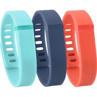 FITBIT Flex Accessory Bands   3 Pack   Size Small, Teal/navy